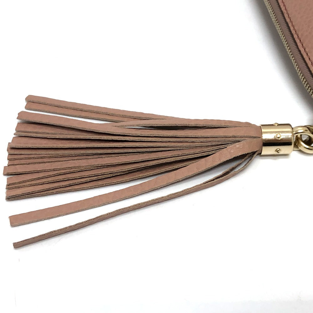 Gucci Handbag 282307 Leather Pink Beige Soho Interlocking G Women