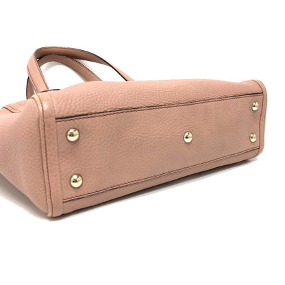 Gucci Handbag 282307 Leather Pink Beige Soho Interlocking G Women
