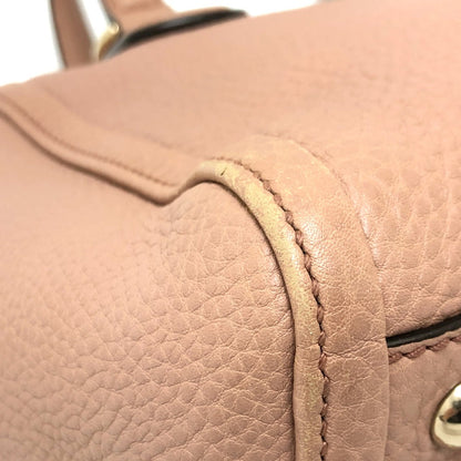 Gucci Handbag 282307 Leather Pink Beige Soho Interlocking G Women