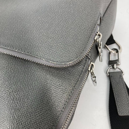 Louis Vuitton Sling Bag M30951 Taiga Leather Gray Taiga Avenue Sling Bag Mens