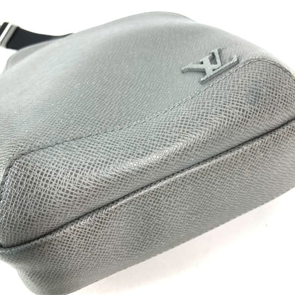 Louis Vuitton Sling Bag M30951 Taiga Leather Gray Taiga Avenue Sling Bag Mens