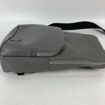 Louis Vuitton Sling Bag M30951 Taiga Leather Gray Taiga Avenue Sling Bag Mens