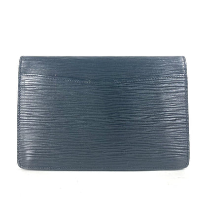 Louis Vuitton Clutch Bag M52662 Epi Leather Black Epi Montaigne 23 Women