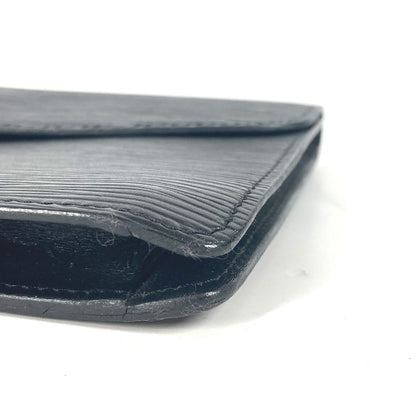 Louis Vuitton Clutch Bag M52662 Epi Leather Black Epi Montaigne 23 Women