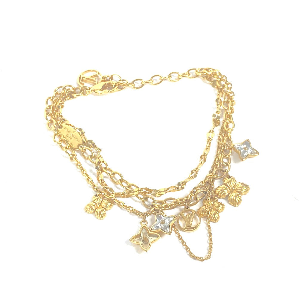 Louis Vuitton Bracelet M68375 Metal Gold Accessories Blooming Bracelet Strass Bracelet Women