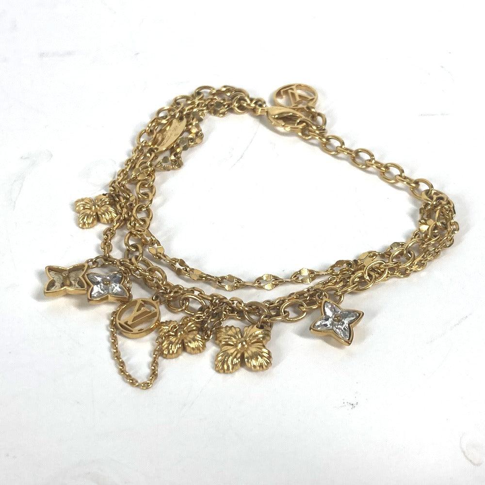 Louis Vuitton Bracelet M68375 Metal Gold Accessories Blooming Bracelet Strass Bracelet Women