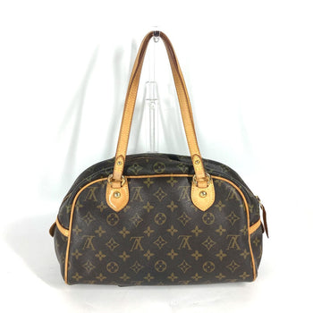 Louis Vuitton Shoulder Bag M95565 Monogram Canvas Brown Monogram Montorgueilpm Women