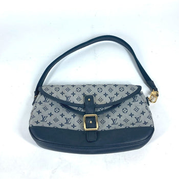Louis Vuitton Shoulder Bag M92690 Monogram Mini Canvas Navy Monogram Mini Marjoly Women