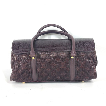 Louis Vuitton Handbag M93474 Coated Canvas, Leather Purple Monogram Volupte Botte