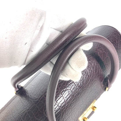 Louis Vuitton Handbag M93474 Coated Canvas, Leather Purple Monogram Volupte Botte