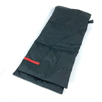 Prada Scarf Nylon Black Down Muffler Logo