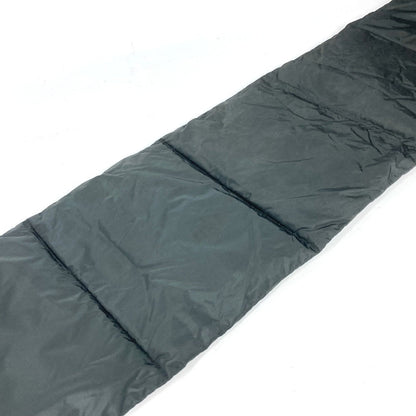 Prada Scarf Nylon Black Down Muffler Logo