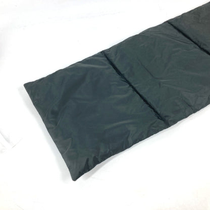 Prada Scarf Nylon Black Down Muffler Logo