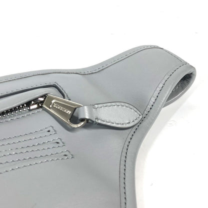 Burberry Sling Bag Leather Gray Logo