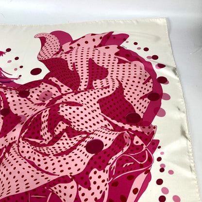 Hermes Scarf Silk Pink Carre90 Ihola Flamenca Hola Flamenca Women