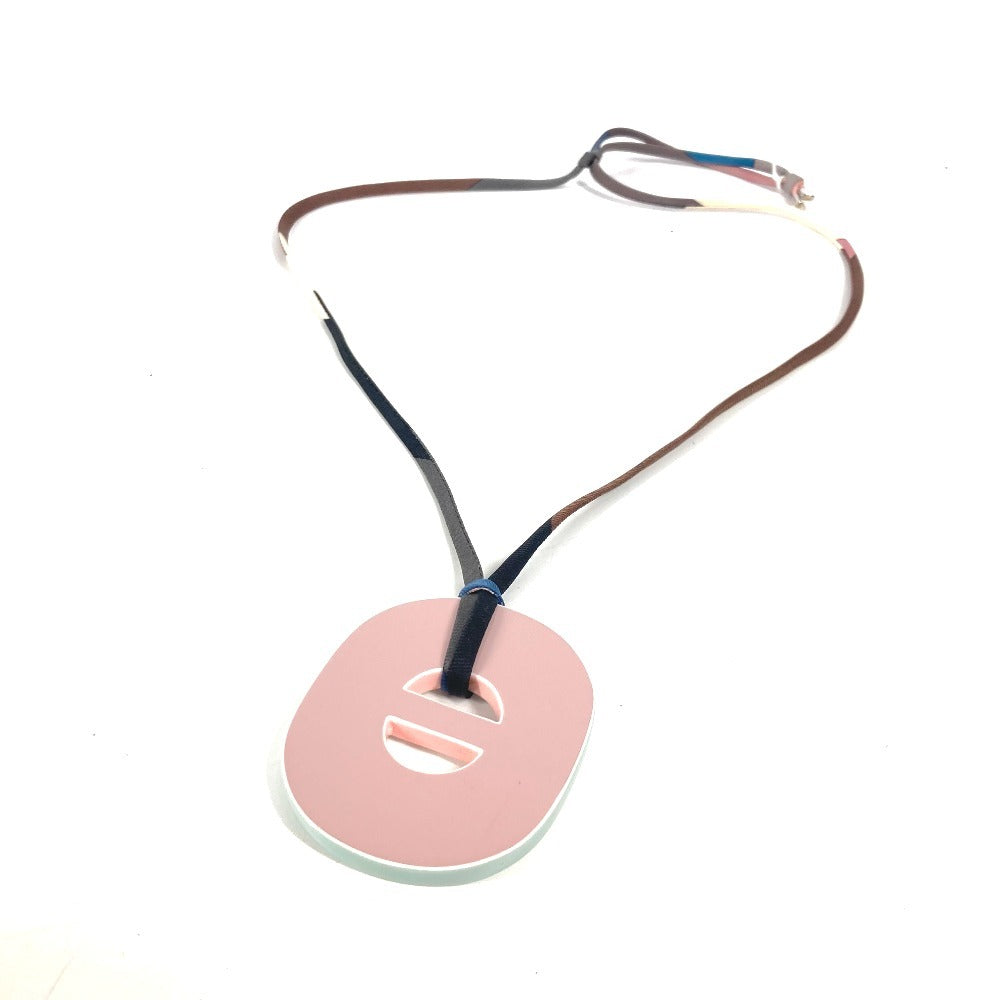 Hermes Necklace Lacquer Pink Fidelio Village
