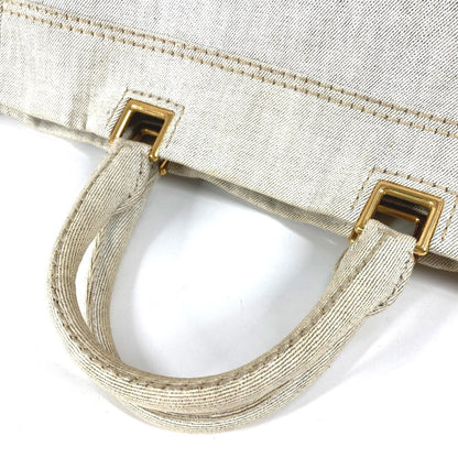 Prada Shoulder Bag Canvas Ivorytype 2Way Bag Canapa Logo