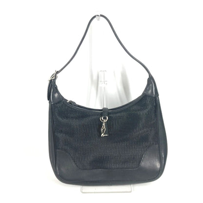 Hermes Shoulder Bag Straw, Leather Black Trim 31 Trim 31
