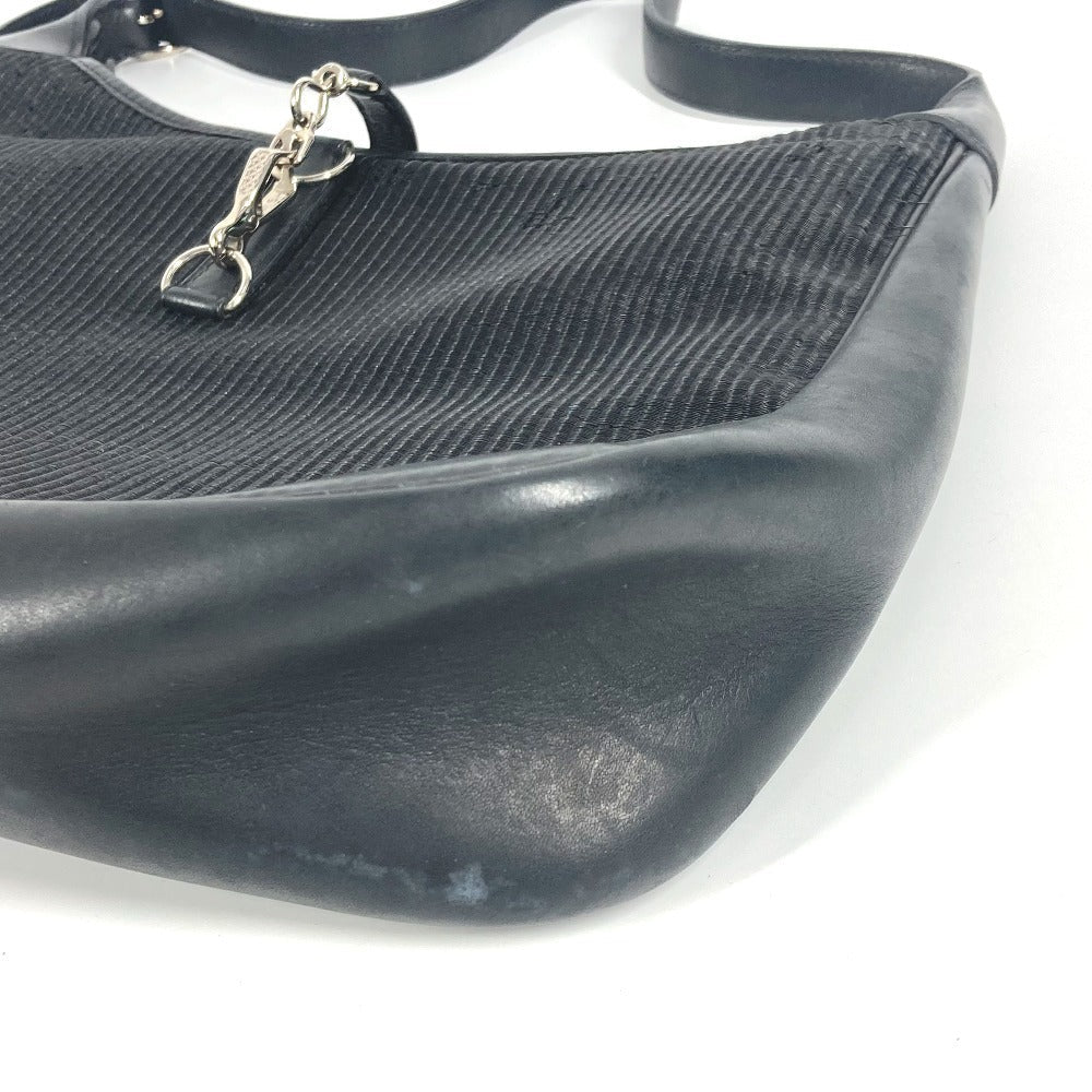 Hermes Shoulder Bag Straw, Leather Black Trim 31 Trim 31