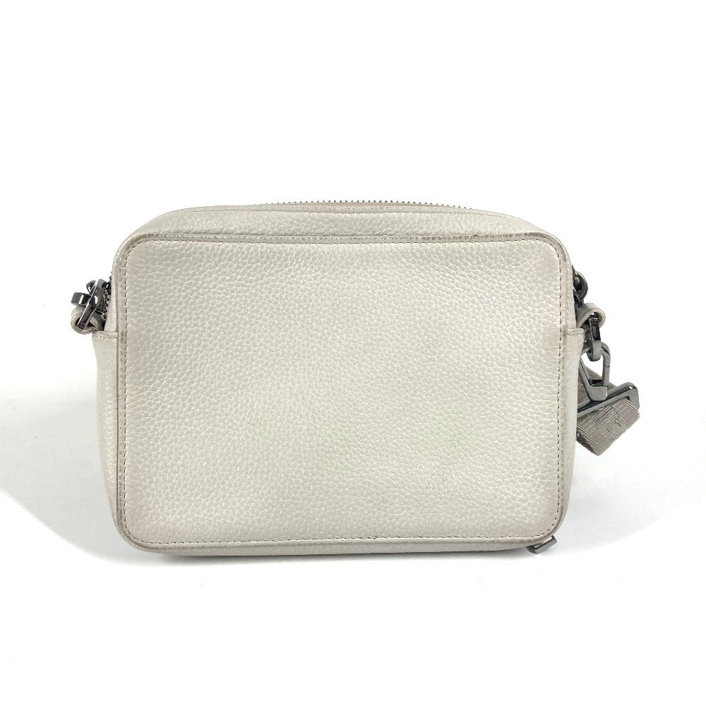 Dior Shoulder Bag Leather Ivorytype Logo