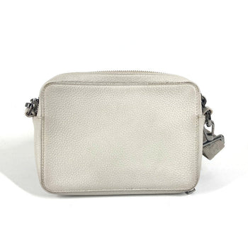 Dior Shoulder Bag Leather Ivorytype Logo