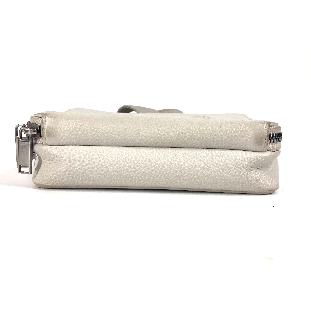 Dior Shoulder Bag Leather Ivorytype Logo