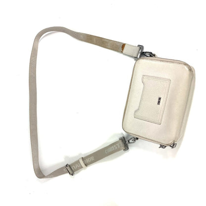 Dior Shoulder Bag Leather Ivorytype Logo
