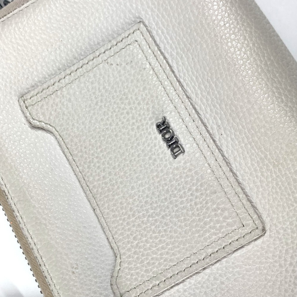 Dior Shoulder Bag Leather Ivorytype Logo