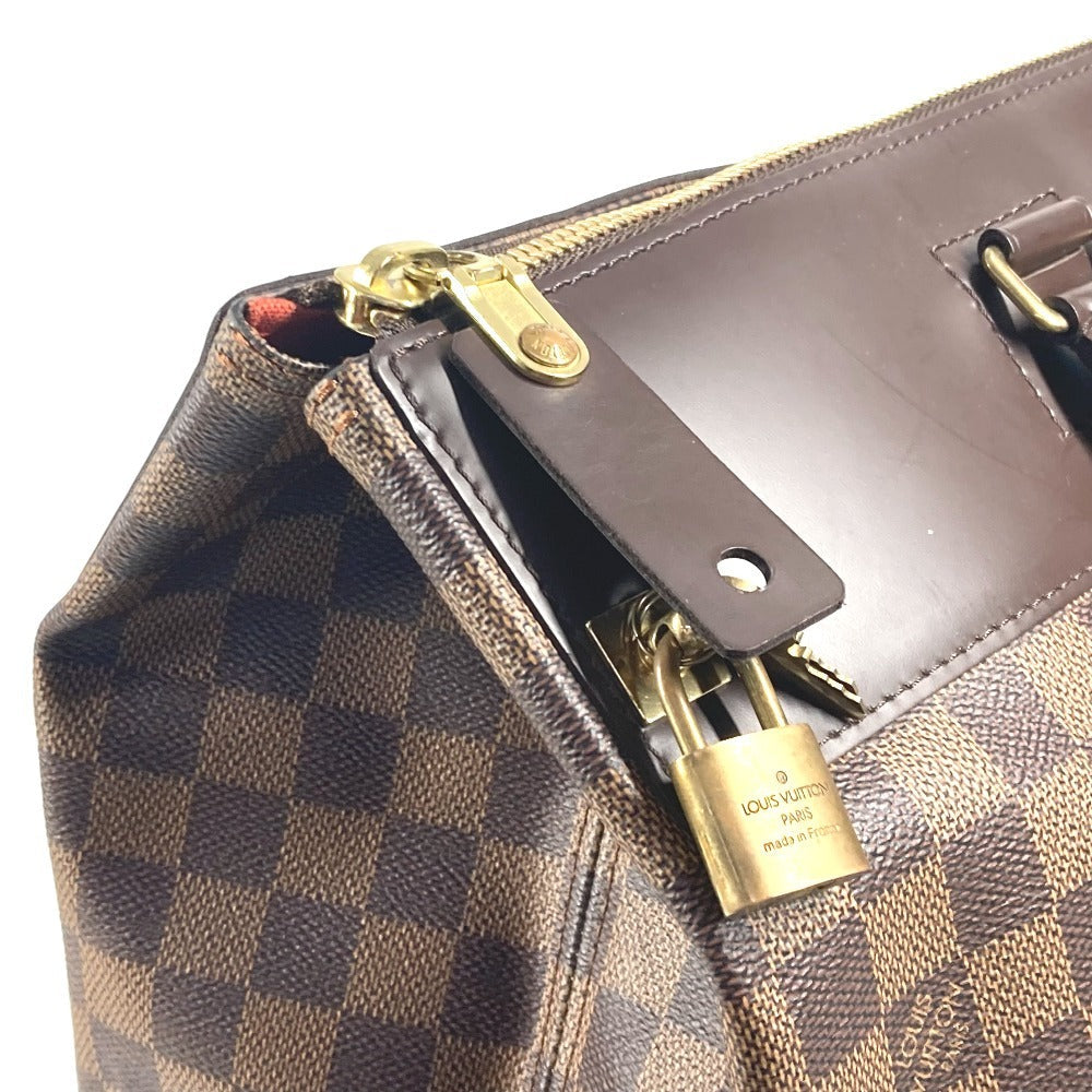 Louis Vuitton Handbag N41165 Damier Canvas Brown Damier Greenwich Pm