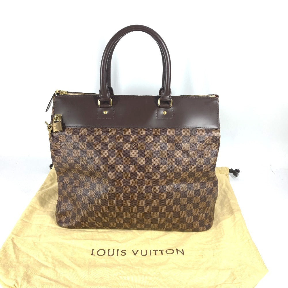 Louis Vuitton Handbag N41165 Damier Canvas Brown Damier Greenwich Pm