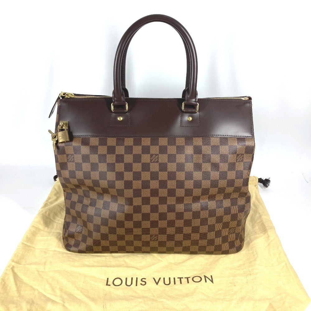 Louis Vuitton Handbag N41165 Damier Canvas Brown Damier Greenwich Pm