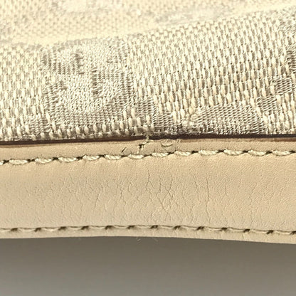 Gucci Shoulder Bag 73885 Gg Canvas / Leather Beige Gg Logo