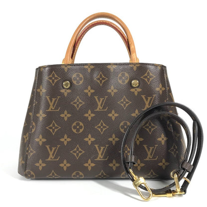 Louis Vuitton Handbag M41055 Monogram Canvas Brown Monogram Montaigne Bb Montaigne Bb