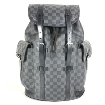 Louis Vuitton Backpack N41379 Damier Grafitto Canvas Black Damier Grafitte Christopher Mm