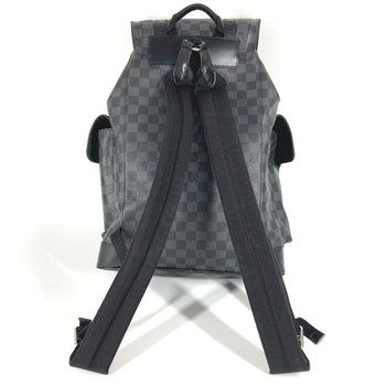 Louis Vuitton Backpack N41379 Damier Grafitto Canvas Black Damier Grafitte Christopher Mm