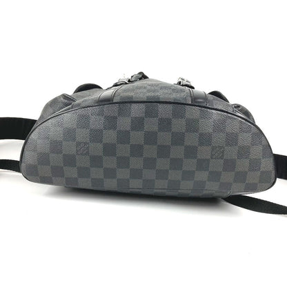 Louis Vuitton Backpack N41379 Damier Grafitto Canvas Black Damier Grafitte Christopher Mm