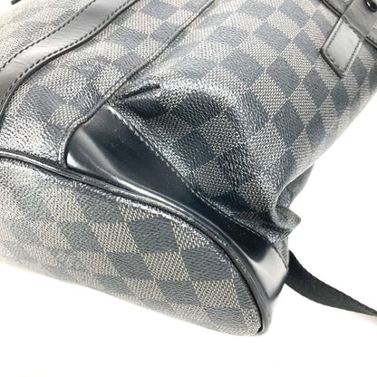 Louis Vuitton Backpack N41379 Damier Grafitto Canvas Black Damier Grafitte Christopher Mm