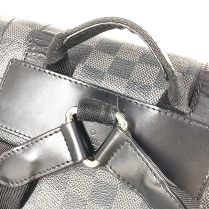 Louis Vuitton Backpack N41379 Damier Grafitto Canvas Black Damier Grafitte Christopher Mm
