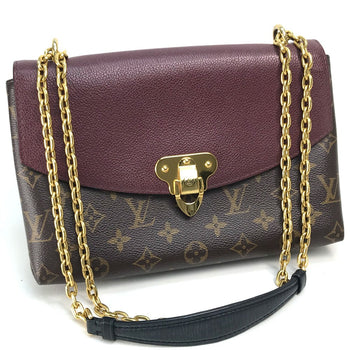 Louis Vuitton Shoulder Bag M43715 Monogram Canvas, Leather Brown Monogram Sun Praseed