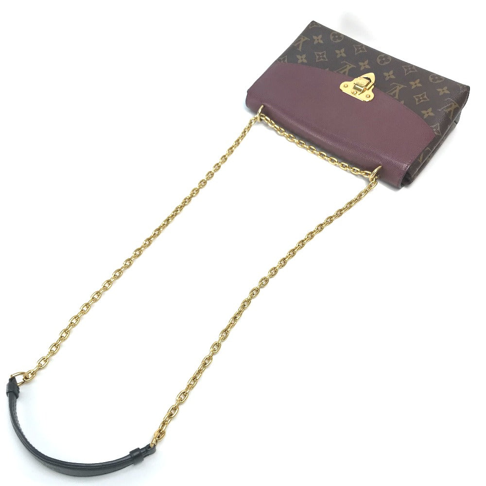 Louis Vuitton Shoulder Bag M43715 Monogram Canvas, Leather Brown Monogram Sun Praseed