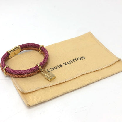 Louis Vuitton Bracelet Leather Pink Type Brassle Keep It Twice Unisex(Unisex)