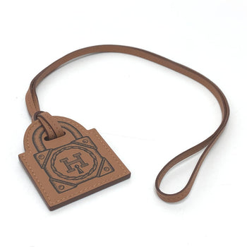 Hermes Necklace Vaux Swift Brown Curiosity Cadena Women