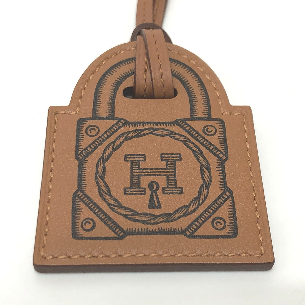 Hermes Necklace Vaux Swift Brown Curiosity Cadena Women
