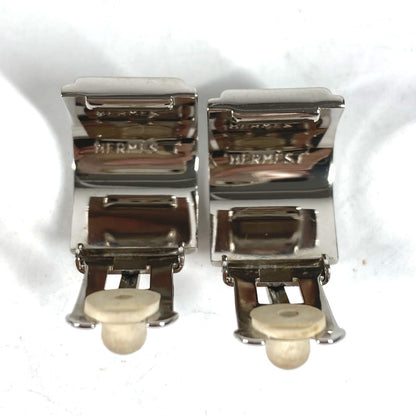 Hermes Earring Metal Silver Emile Women