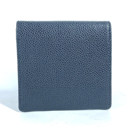 Chanel Coin Case A13233 Caviar Skin Black Cc Coco Mark Women
