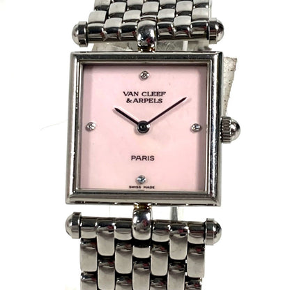 Van Cleef & Arpels Watches Quartz 522642 Stainless Steel Pink Pink Shell Classic Calendar 4P