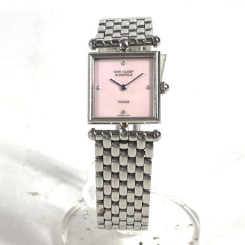 Van Cleef & Arpels Watches Quartz 522642 Stainless Steel Pink Pink Shell Classic Calendar 4P