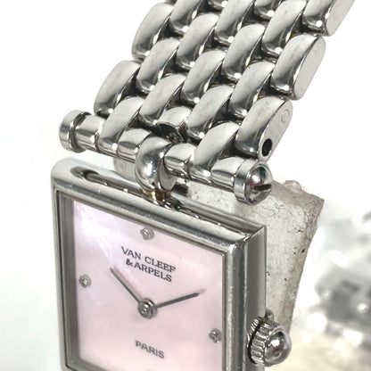 Van Cleef & Arpels Watches Quartz 522642 Stainless Steel Pink Pink Shell Classic Calendar 4P