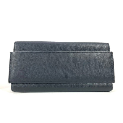 Hermes Long Wallet Purse Epsom Black Long Wallet Passan Long Unisex(Unisex)