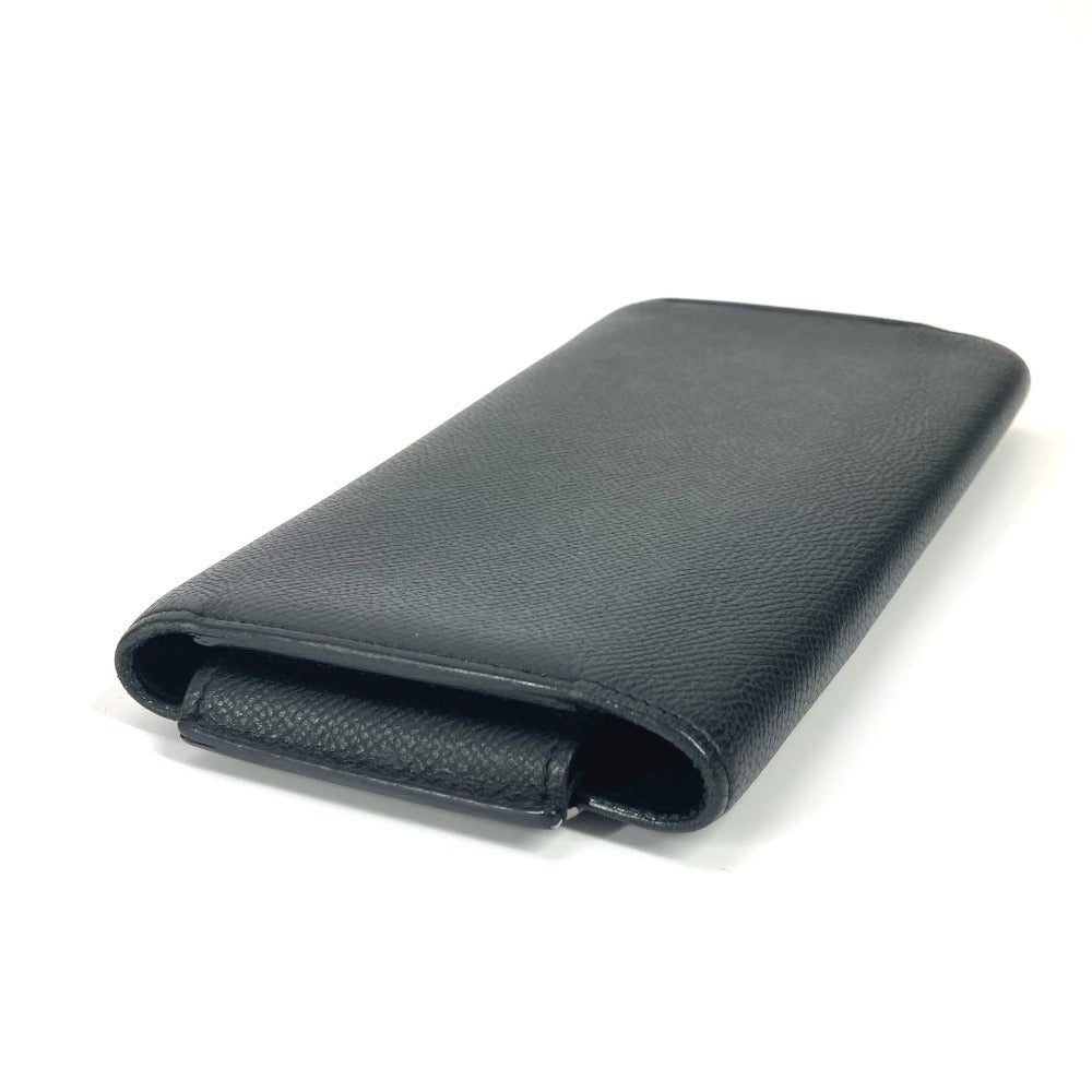 Hermes Long Wallet Purse Epsom Black Long Wallet Passan Long Unisex(Unisex)